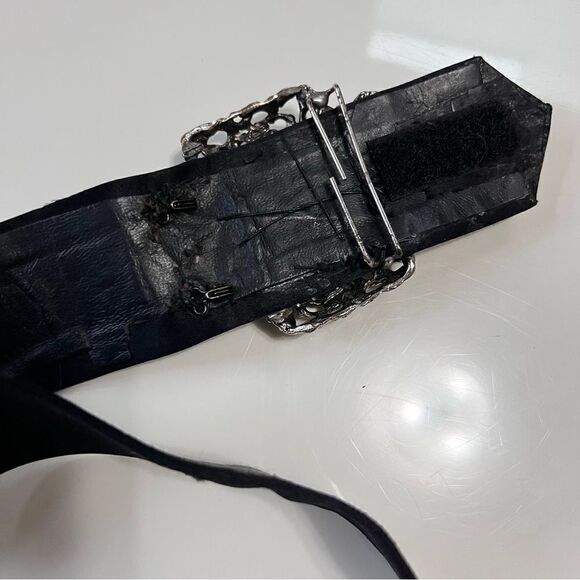 Moody & Maximal Vintage 1970s / 1980s Bohemian Oversized Gemstone Statement Belt - Picture 8 of 8